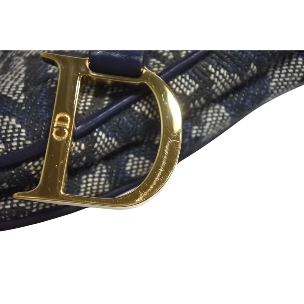Dior Trotter Christian Bag Blue Saddle Navy - Picture 6 of 10